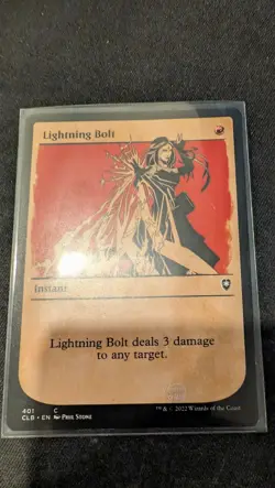 MTG, Lightning Bolt, SHOWCASE, 401, Battle for Baldur's Gate - Image 1