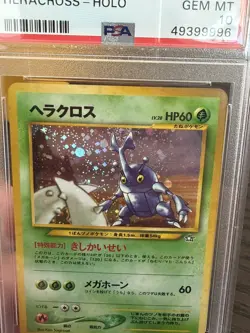 Heracross Holo Japanese Neo Genesis PSA 10 GEM MINT Pokemon Card - Image 3