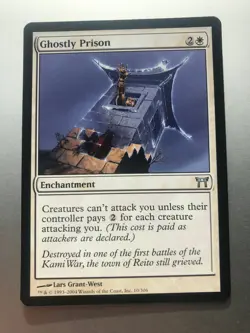 Ghostly Prison - Champions of Kamigawa (CHK) - NM - MTG *Combined Shipping - Image 1