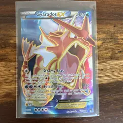 Pokemon Gyarados EX (Full Art) 114/122 Breakpoint Holo Near Mint - Image 1