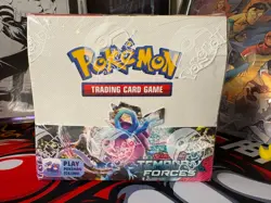 POKEMON TCG - TEMPORAL FORCES - BOOSTER BOX (36 Packs) NEW SEALED slight tear - Image 1