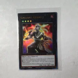 Konami Yugioh Gallant Granite Rock/Xyz/Effect Foil 1st Ed MP25-EN286 - Image 1