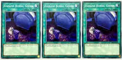 3 x SR06-EN026 Foolish Burial Goods - Common 1st Edition Near Mint YuGiOh Cards - Image 1