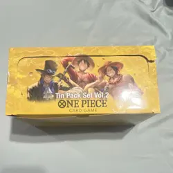 One Piece Card Game Tin Pack Set Vol.2 Box Booster English 12 tins - Image 1