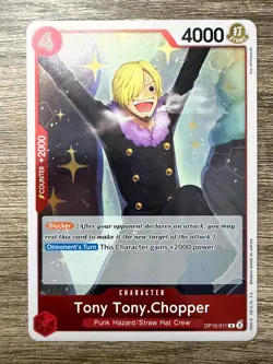 Tony Tony.Chopper OP10-011 - One Piece TCG: Royal Blood - Rare Foil - English - Image 1