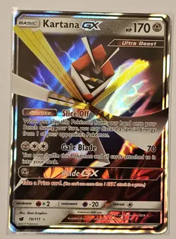 Kartana GX 70/111 Sm-Crimson Invasion Holo Pokemon TCG & Bonus Card - Image 2