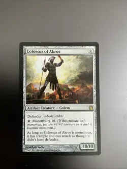 MTG - Colossus Of Akros- Theros - LP MAGIC CARD - Image 1