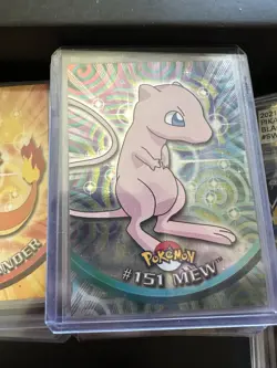 2000 Topps Pokemon TV Animation Series 3 #151 Mew Rainbow Foil Card - Image 1