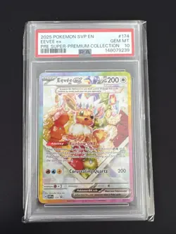 Eevee ex 174 Pokemon Promo Card PSA 10 - Image 1