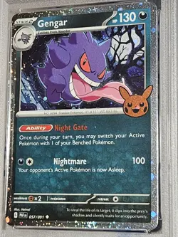 PSA 10 Gem Mint Gengar Graded Pokemon Card #057 Trick or Trade 2024 - Image 4