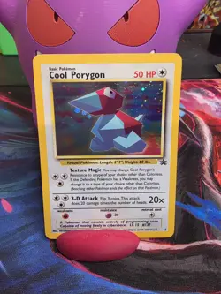 Pokemon TCG Cool Porygon #15 Holo Black Star Promo Card DA102083 - Image 1
