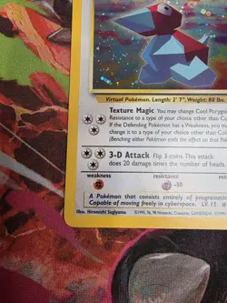 Pokemon TCG Cool Porygon #15 Holo Black Star Promo Card DA102083 - Image 5