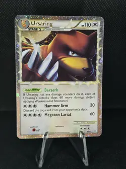 NM Ursaring 89/95 Prime HGSS HeartGold SoulSilver Unleashed Pokemon card English - Image 2