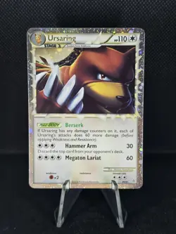 NM Ursaring 89/95 Prime HGSS HeartGold SoulSilver Unleashed Pokemon card English - Image 3