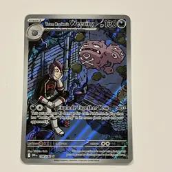 Team Rocket's Weezing 199/182 Sv10: Destined Rivals Holo Full Art Pokemon Card - Image 1