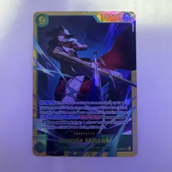 The Azure Sea's Seven #OP14-119 Dracule Mihawk One Piece Card - Image 1