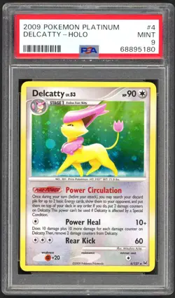 Pokemon Cards - PSA 9 Delcatty Lv.53 4/127 - Platinum Holo - MINT - PSA9 - Image 1