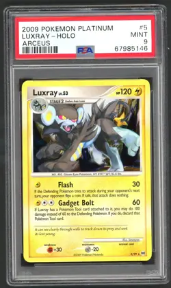 Pokemon Cards - PSA 9 Luxray Lv.53 5/99 - Arceus Platinum Holo - MINT - PSA9 - Image 1