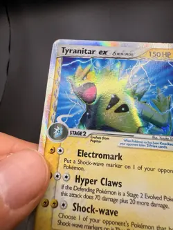 Pokemon Tyranitar EX Dragon Frontiers Ultra Rare Holo Card 99/101 HP - Image 1
