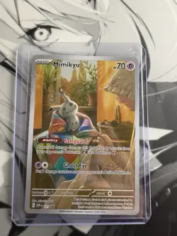 Mimikyu 075 Sv: Scarlet & Violet Black Star Promo Cards Holo NM - Image 1