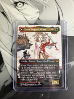 Magic: The Gathering FFVI Terra Magical Adept Borderless Nonfoil Card # 0323 - Image 1