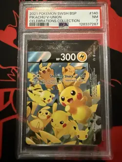 Pikachu V-Union SWSH140 SWSH: Sword & Shield Promo Cards Holo - Image 1