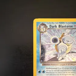 Dark Blastoise 3/82 Pokemon TCG Team Rocket Holo Rare Unlimited Vintage Card - Image 2
