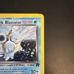 Dark Blastoise 3/82 Pokemon TCG Team Rocket Holo Rare Unlimited Vintage Card - Image 3
