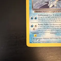 Dark Blastoise 3/82 Pokemon TCG Team Rocket Holo Rare Unlimited Vintage Card - Image 5