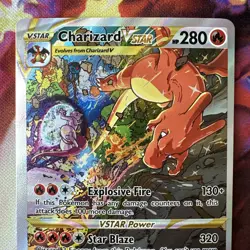 Pokemon TCG Charizard VSTAR SWSH262 Holo Black Star Promo Card NM/M - Image 3