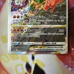 Pokemon TCG Charizard VSTAR SWSH262 Holo Black Star Promo Card NM/M - Image 4