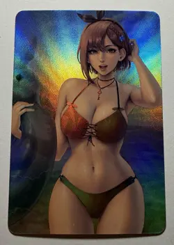 SEXY HEROINE WAIFU Ryza ATELIER RYZA ACG PREMIUM HOLOFOIL CARD NM - Image 2
