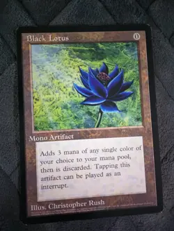 Black Lotus Oversized 6x9 Promo Card MTG, Magic The Gathering - LP - Image 1
