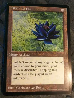 Black Lotus Oversized 6x9 Promo Card MTG, Magic The Gathering - LP - Image 2