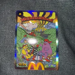 2026 McDonald’s Card Promo 12/24 Full Art Super Rare Card McDonaldland unclaimed - Image 1