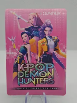 K Pop Demon Hunters XR LMNT-XR-003 Rare Holo Anime Collectible Card NM - Image 2