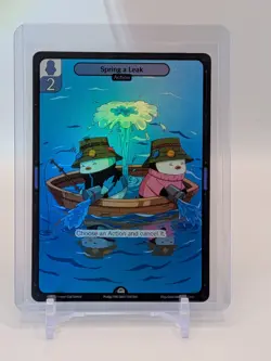 Vibes TCG FOIL Spring a Leak - Enter the Huddle Card # 134 - Image 1