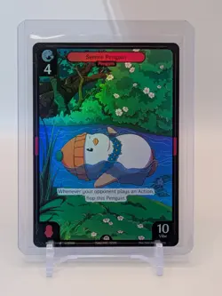 Vibes TCG FOIL Serene Penguin - Enter the Huddle Card # 019 - Image 1