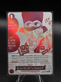 But Ace Here Said You! OP13-019 3rd Anniversary Treasure Event Card ENGLISH NM - Image 1