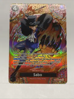 Sabo (P-105) (SP) - Adventure on Kami's Island (OP15-EB04) TCG English Card. NM - Image 1