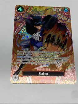 Sabo (P-105) (SP) - Adventure on Kami's Island (OP15-EB04) TCG English Card. NM - Image 2