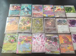 Pokemon Perfect Order 18 Card Lot Mega Ex MEP IR Full Art Illustration Rare - Image 2
