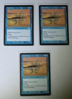 x3 Fog Bank - Urza's Saga - MTG Magic the Gathering - Image 1