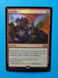 MTG 1x FOIL Gamble NM Ultimate Masters Magic the Gathering - Image 1