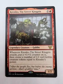 Krenko, Tin Street Kingpin Commander: Kamigawa: Neon Dynasty • Regular MTG - Image 1