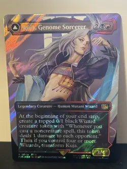 Kuja, Genome Sorcerer & Trance Kuja (Surge Foil) - Final Fantasy MTG 544 - Image 1
