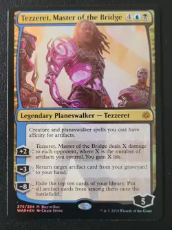 Tezzeret Master of the Bridge Foil Buy-a-Box Promo WAR 275/264 MTG LP/NM - Image 1