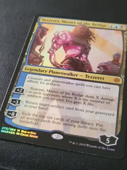 Tezzeret Master of the Bridge Foil Buy-a-Box Promo WAR 275/264 MTG LP/NM - Image 5
