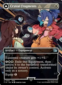 X 1 CRYSTAL FRAGMENTS SUMMON: ALEXANDER NM-M FIN 357 MTG Magic The Gathering - Image 1