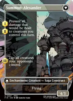 X 1 CRYSTAL FRAGMENTS SUMMON: ALEXANDER NM-M FIN 357 MTG Magic The Gathering - Image 2